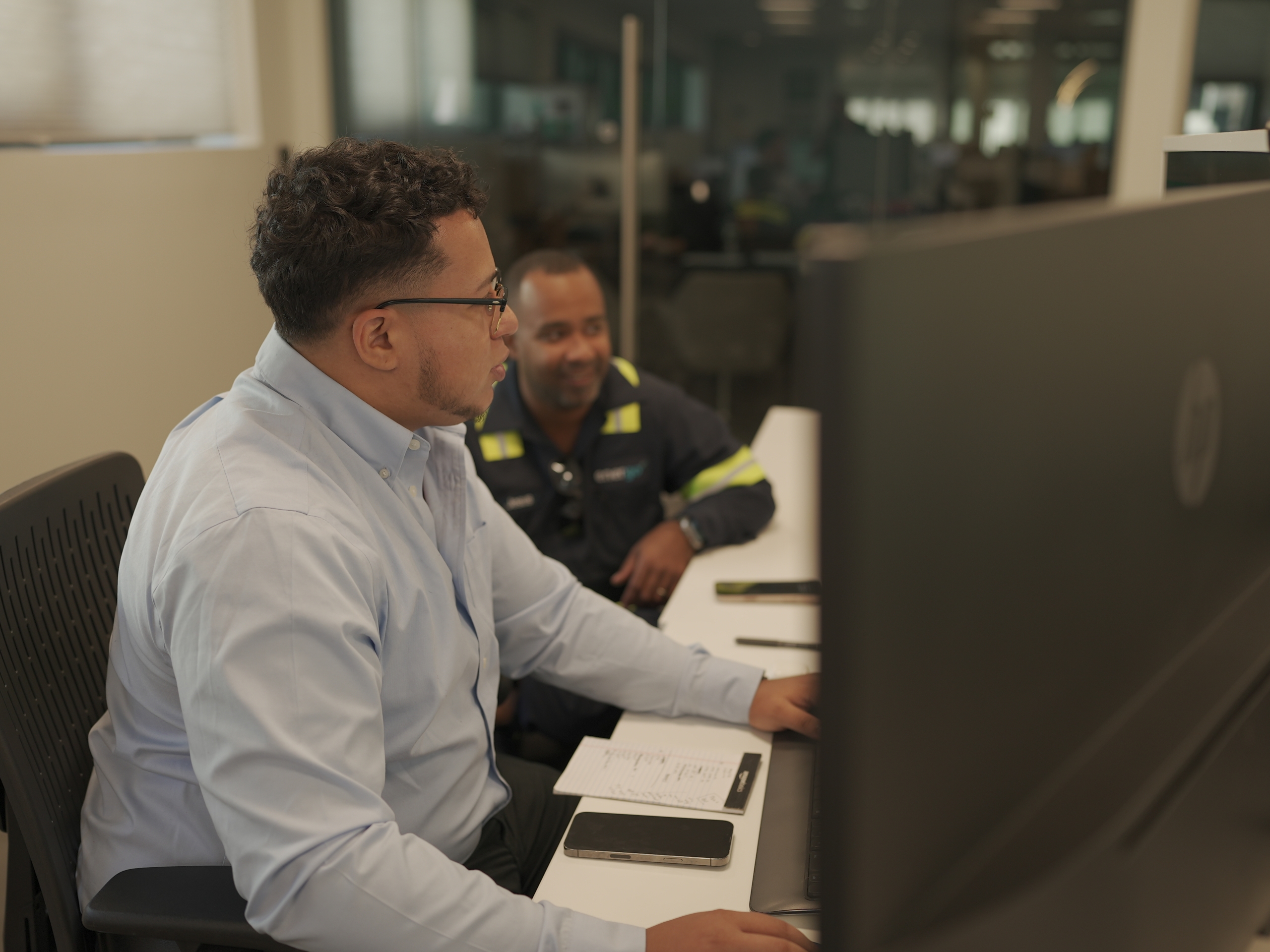 Energo dispatch and customer support team for heating oil service